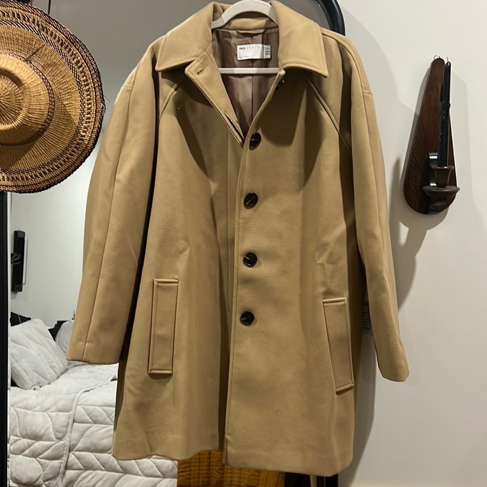 ASOS Curve - Oversized Boyfriend Coat
